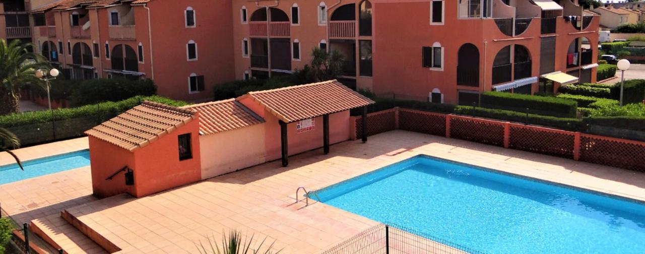 Appartement Charmant A Canet En Roussillon 36 M² Piscine Partagee Buitenkant foto